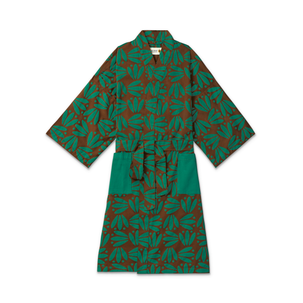 Olive Wreath Robe For Discount - Image 5