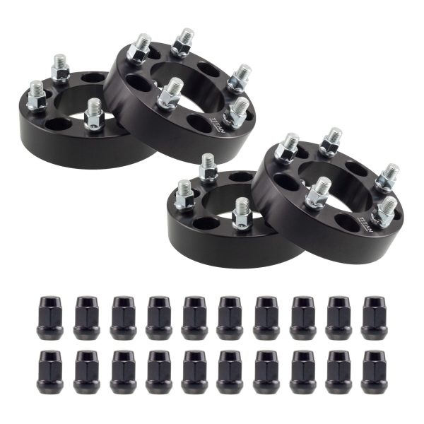 1  (25mm) Wheel Spacers for Infiniti and Nissan Trucks SUVs | 6x5.5 (6x139.7) | 12x1.25 Studs | Discount - Image 2