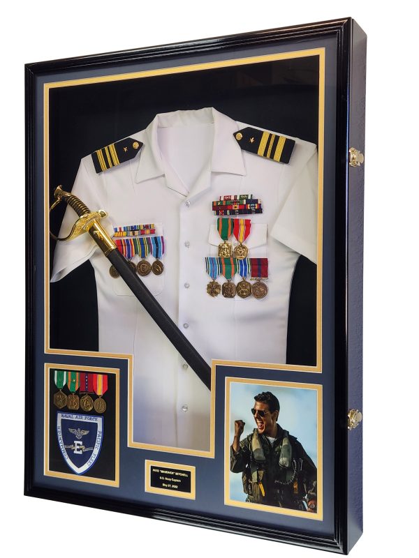 Extra Deep Jersey Display Case Cabinet Shadowbox (w  Double Matting) Discount - Image 2