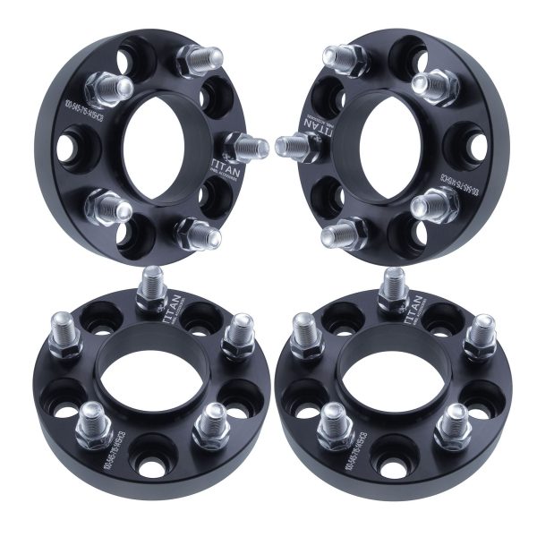 1  (25mm) Wheel Spacers for Chrysler 300 Dodge Challenger Charger | 5x4.5 | 71.5 Hubcentric |14x1.5 Studs | Discount