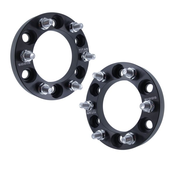 1  (25mm) Wheel Spacers for Dodge Mitsubishi | 6x5.5 (6x139.7) | 12x1.5 Studs | Online now - Image 4