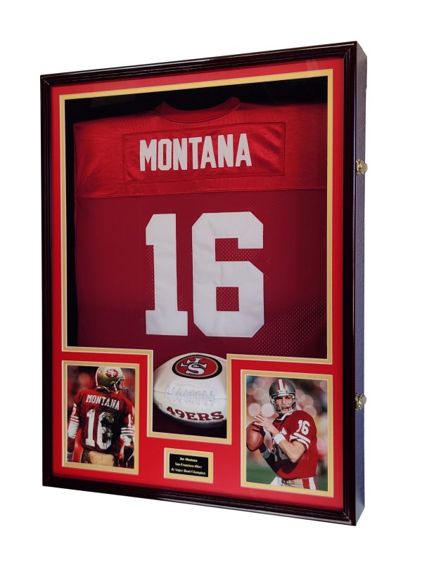 Extra Deep Jersey Display Case Cabinet Shadowbox (w  Double Matting) Discount - Image 4