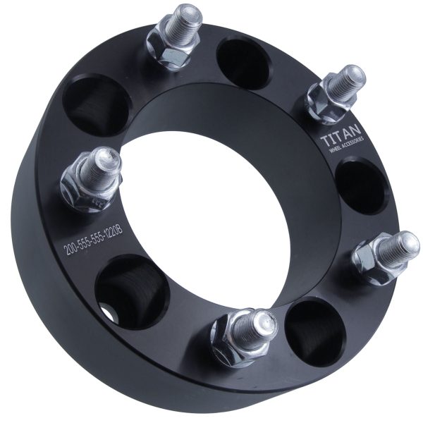 2  (50mm) Wheel Spacers for Dodge Ram 1500 Ford F-100 Bronco Jeep CJ | 5x5.5 (5x139.7) | 1 2x20 Studs | Online Hot Sale - Image 5