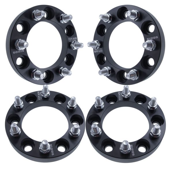1  (25mm) Wheel Spacers for Infiniti and Nissan Trucks SUVs | 6x5.5 (6x139.7) | 12x1.25 Studs | Discount