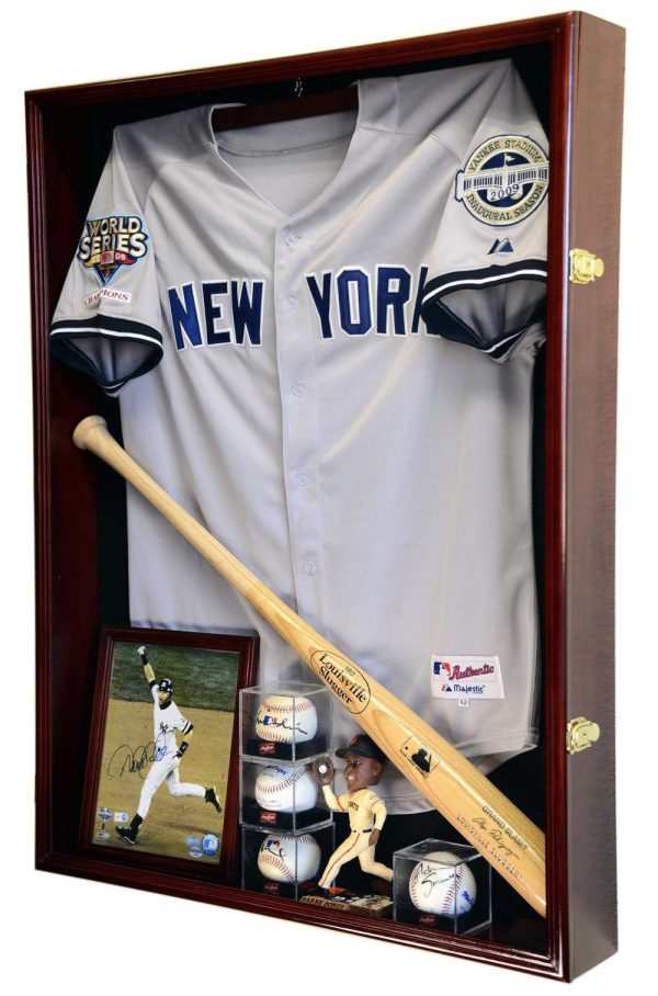 Extra Deep Jersey Display Case Cabinet Shadowbox Cheap - Image 4
