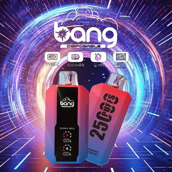 Bang 25000 Puffs Rechargeable Disposable Kit (LED Display) Supply - Image 2